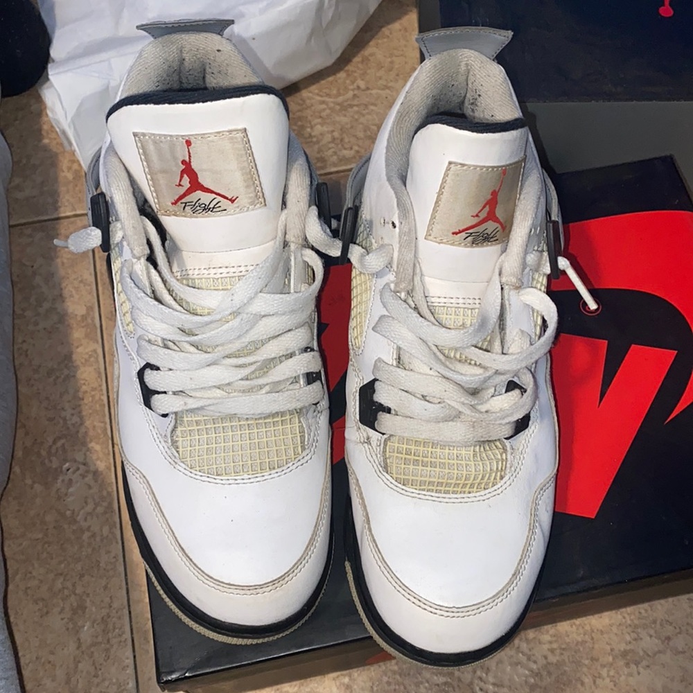 Air Jordan’s  white cement 4s